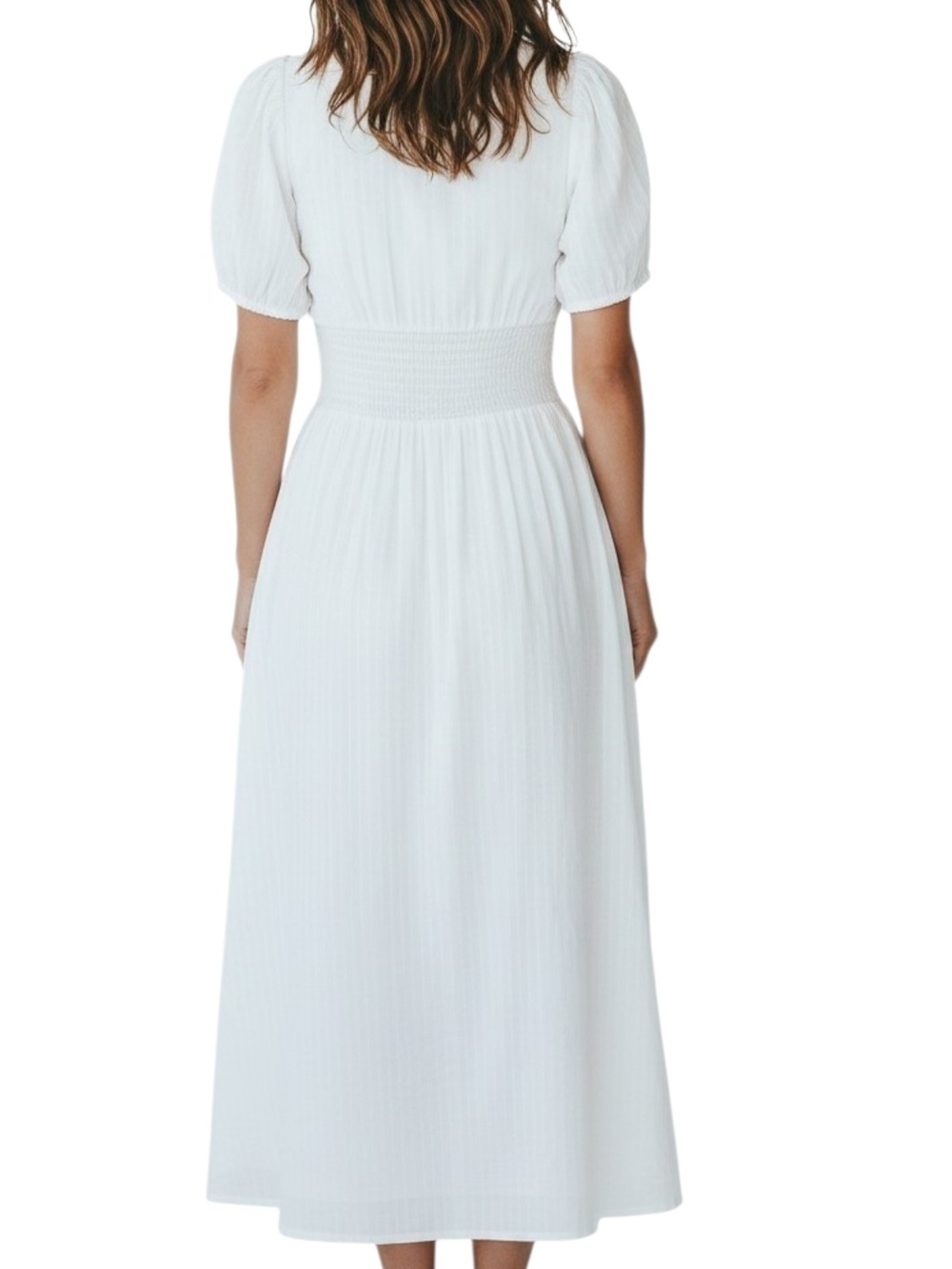 Joe's Jeans The Monet Maxi Dress | White | Pockets | NWT | Made of Recycled Mate - Picture 2 of 12